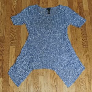 Blue Flowy Kristin Nicole Top Sz L